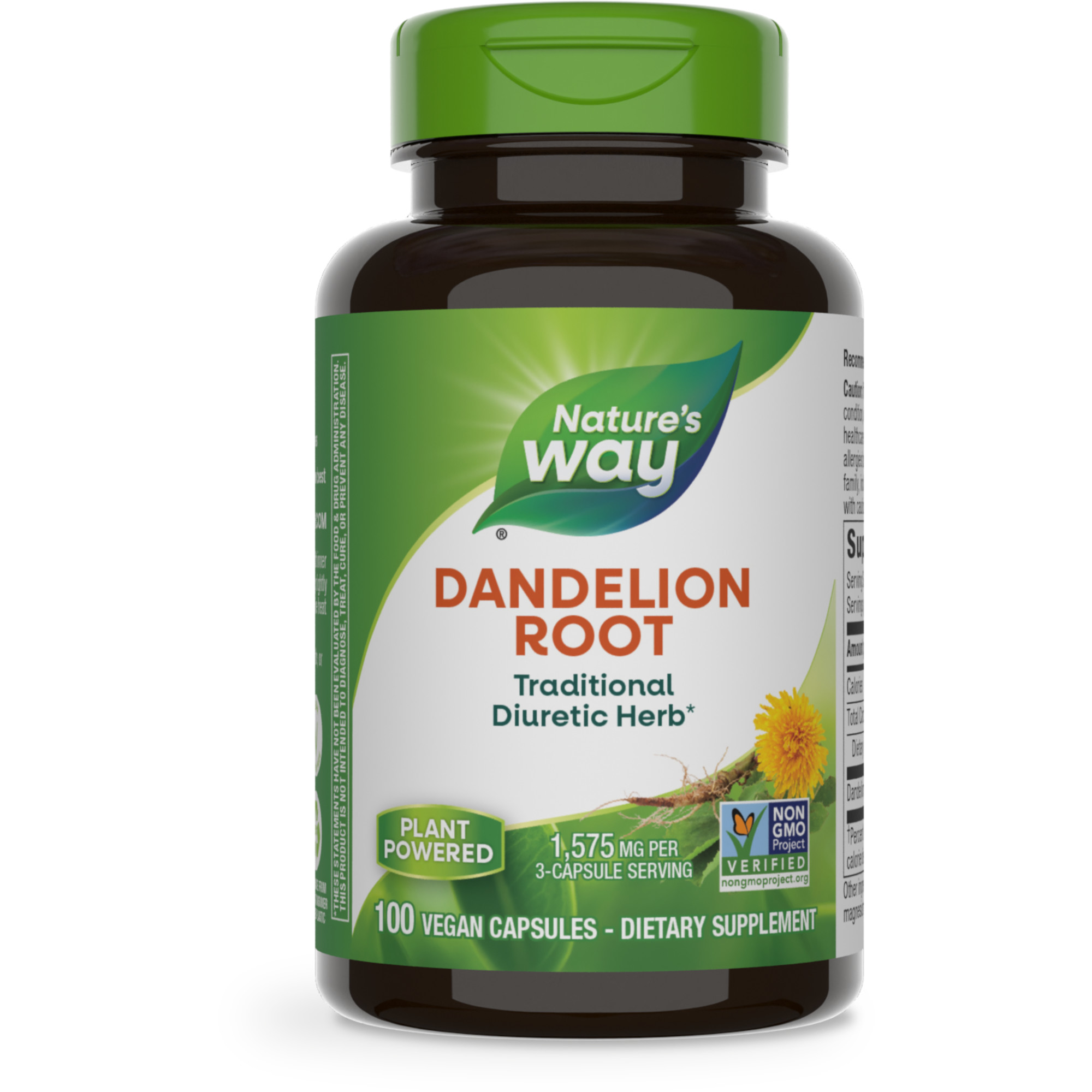 Dandelion Root / 100 veg capsules