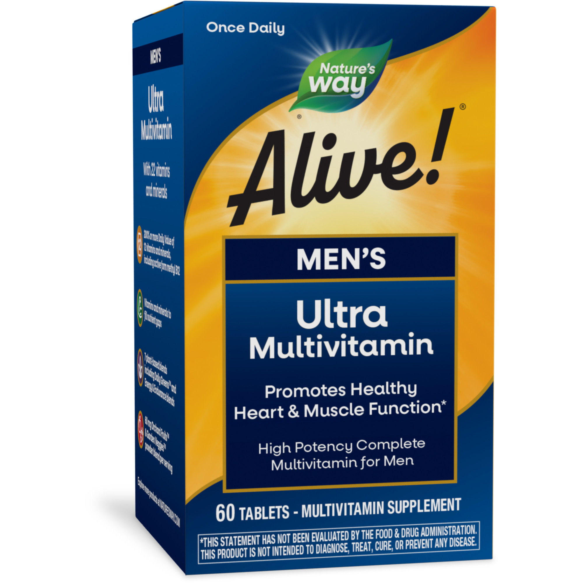 Alive! Men's Max Potency multi tabs