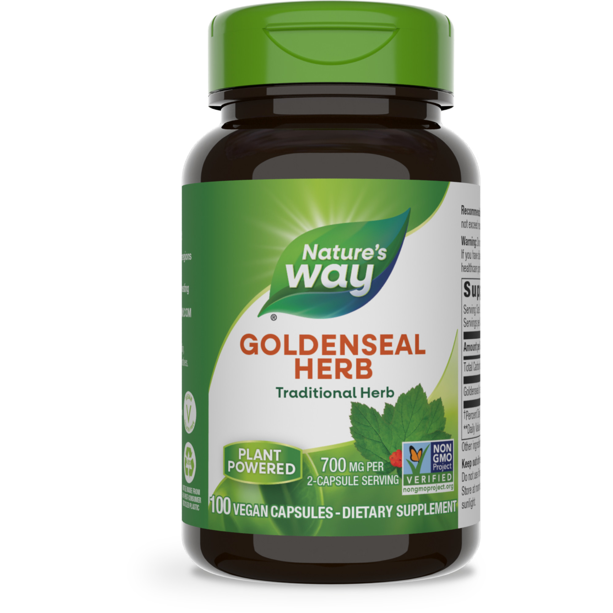 Goldenseal Herb / 100 veg capsules